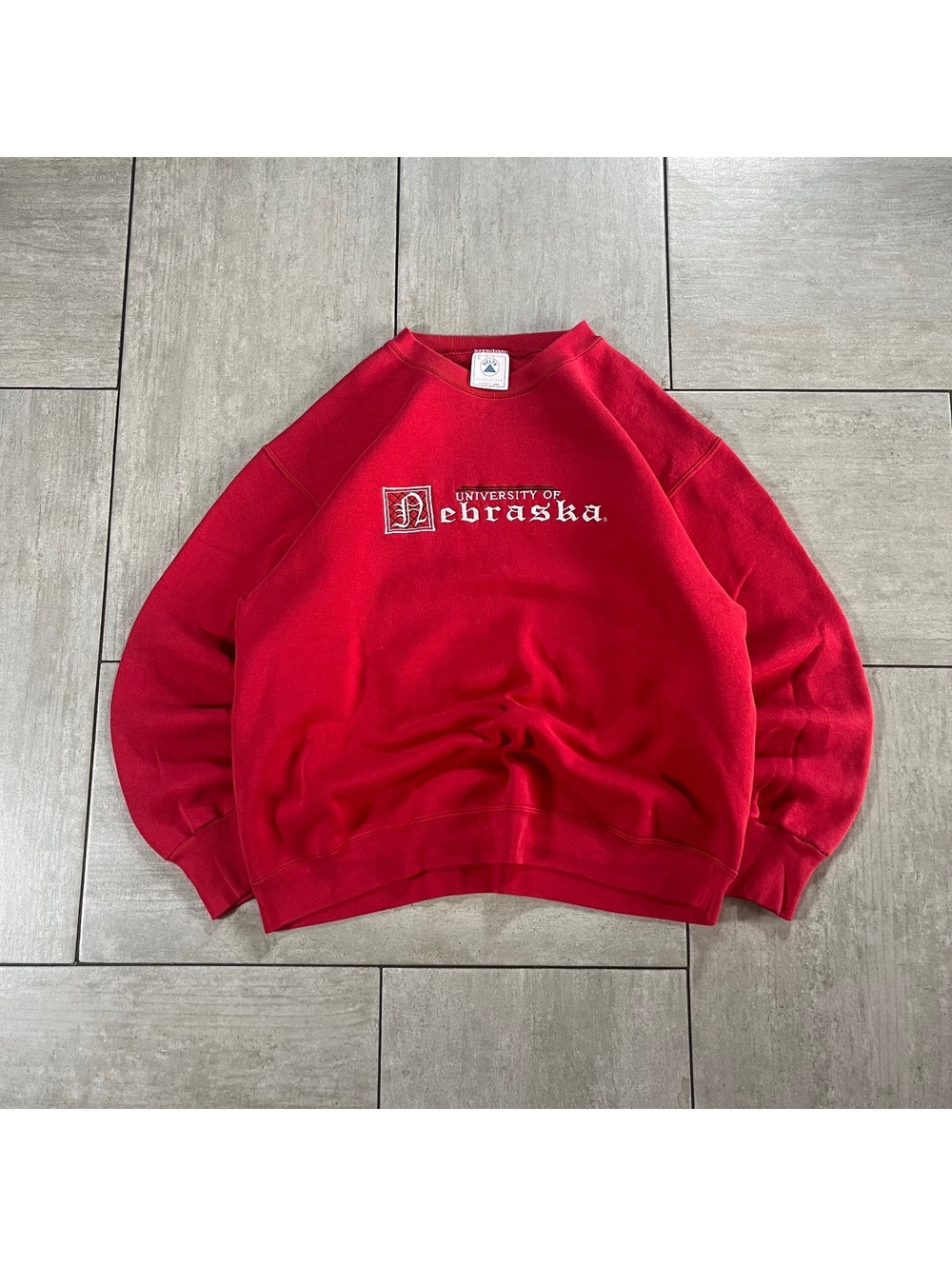 Vintage Delta University of Nebraska Crewneck Sweatshirt Large